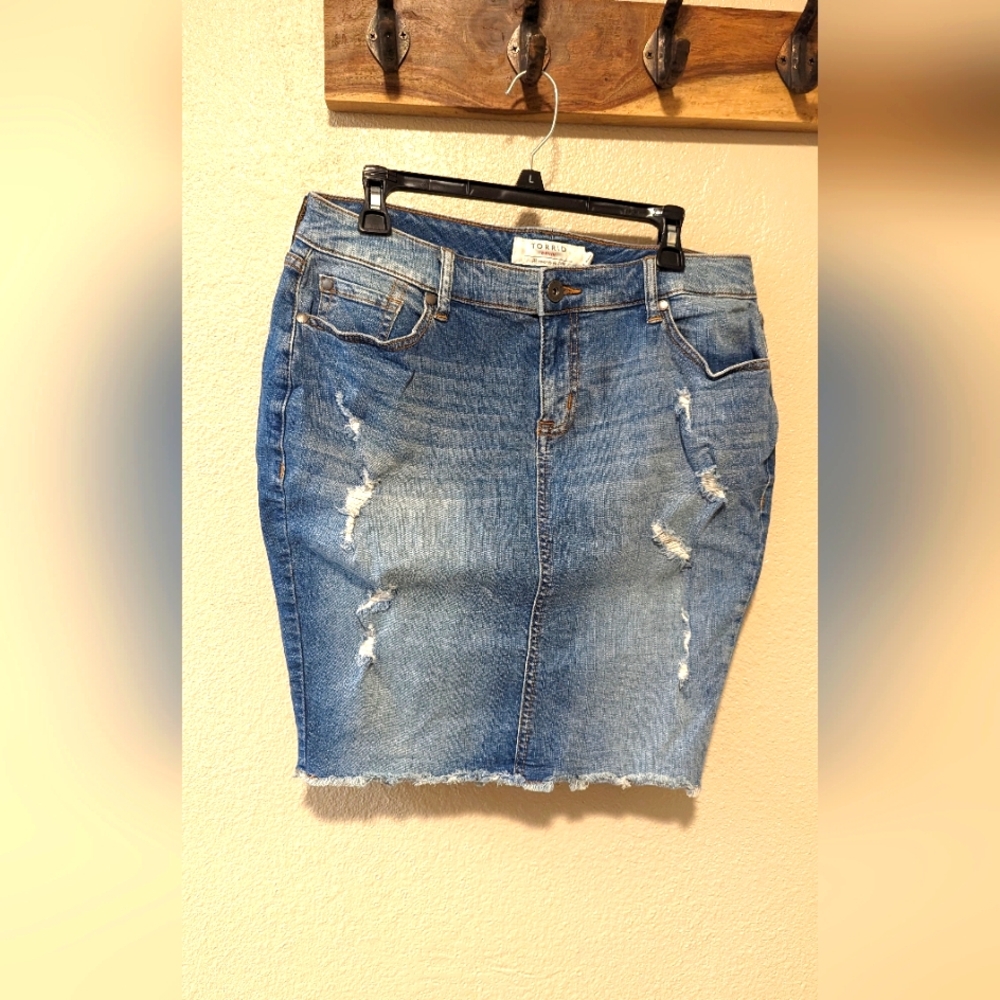 Denim skirt